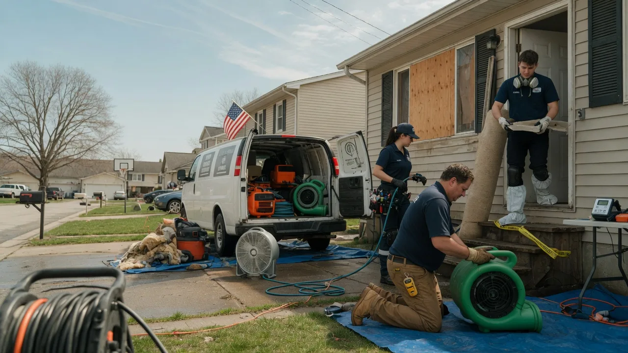 Water Damage Restoration in Pleasant Prairie, WI near me
